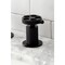 Kingston Brass Widespread Bathroom Faucet with Push PopUp, Matte Black KS1410RKX - alternate 3